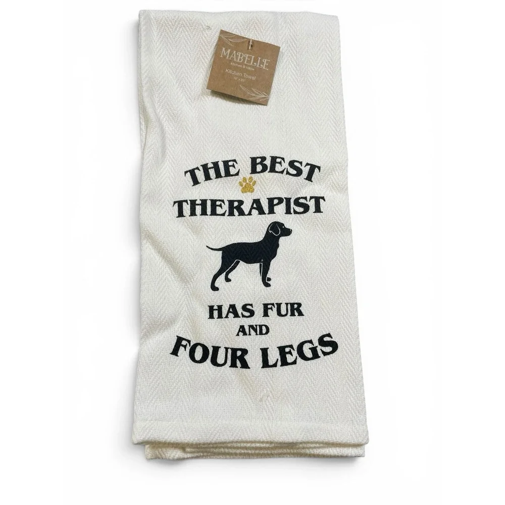 Mabelle Cotton Kitchen Towel 16x28 White